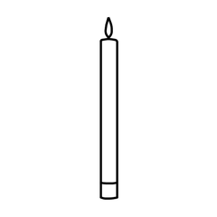 Vela para candelabro