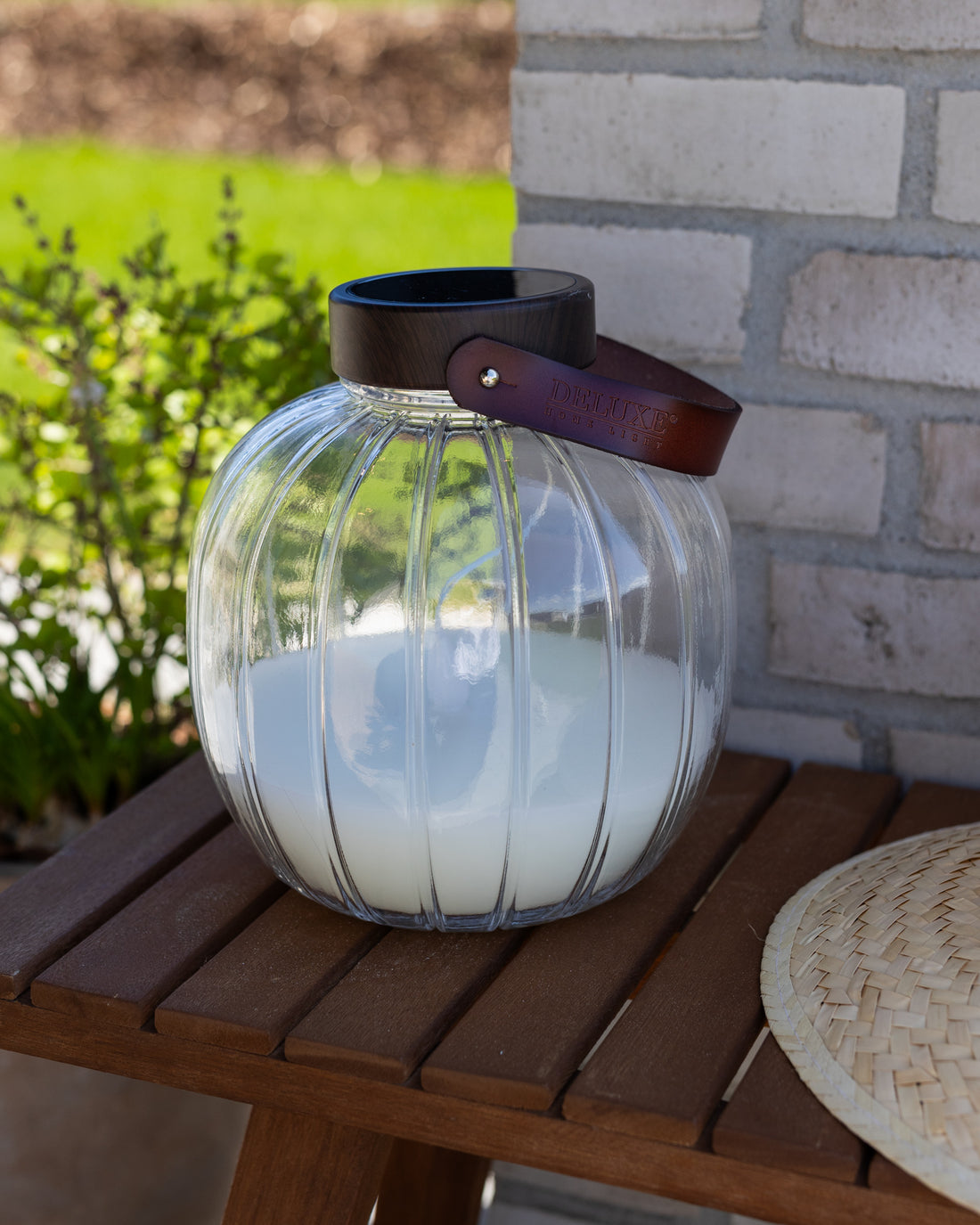 Deluxe Homeart LED Glas Lanterne 20cm LED lanterner 1