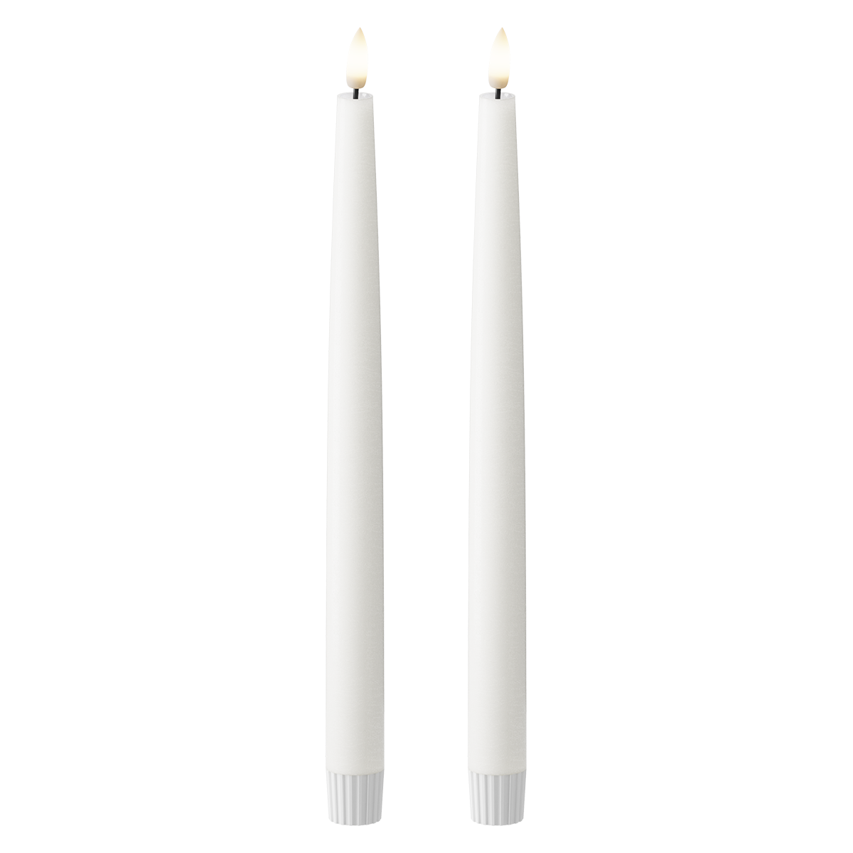 LED kroņa gaisma 2 gab, Ø 2,2 x 29 cm Balts