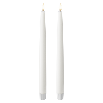 LED kroņa gaisma 2 gab, Ø 2,2 x 29 cm Balts