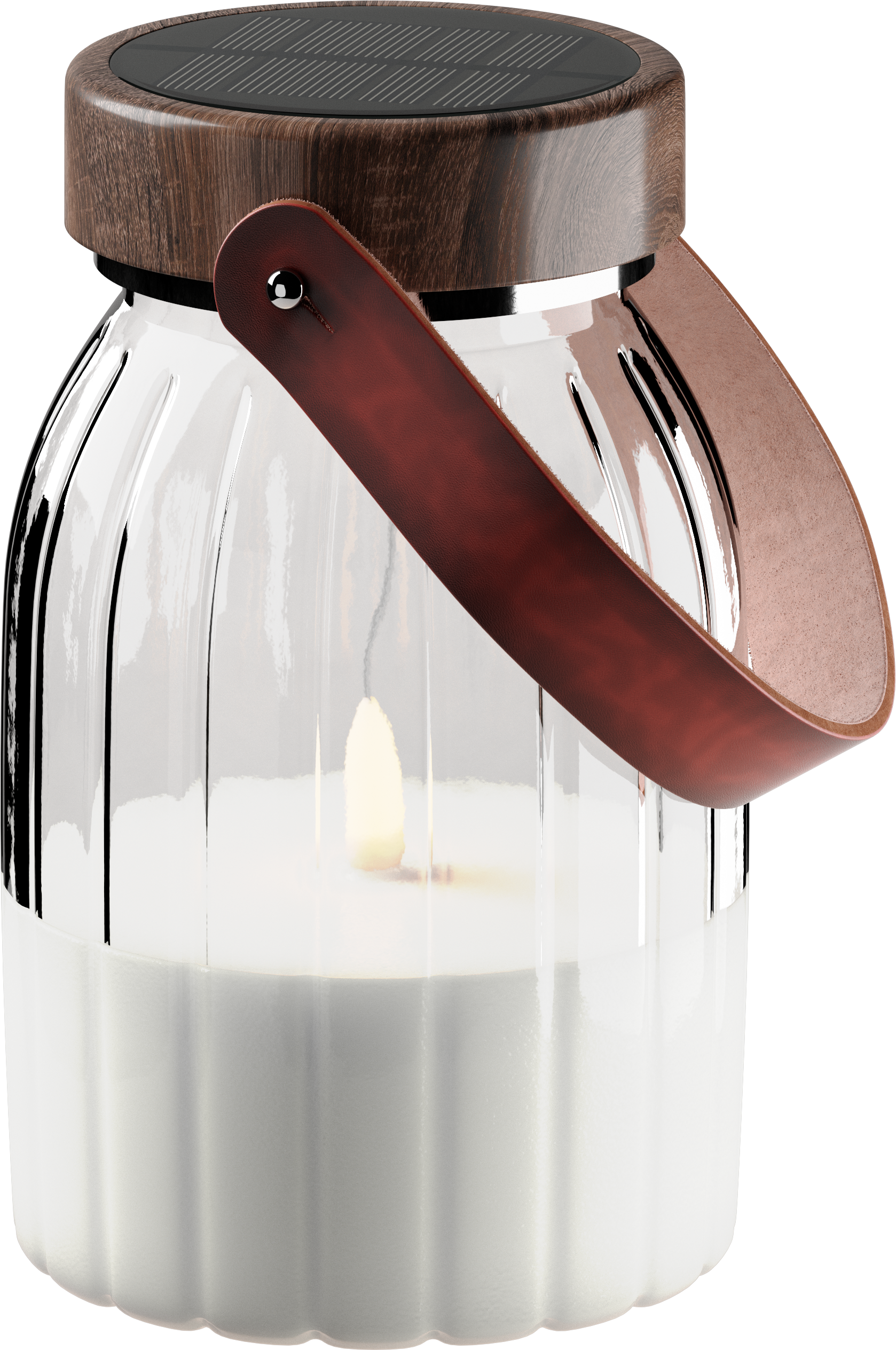 Deluxe Homeart LED skleněná lucerna 17cm LED lucerny 2