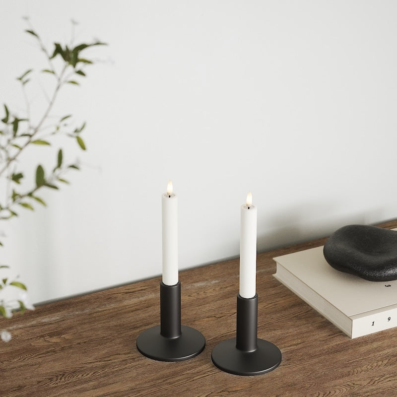 Deluxe Homeart LED φωτιστικό κορώνας 2 τμχ, Ø 2 x 15 cm Λευκό