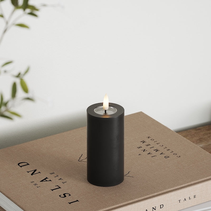 Deluxe Homeart LED blokové světlo Ø 5 x 10 cm Černá