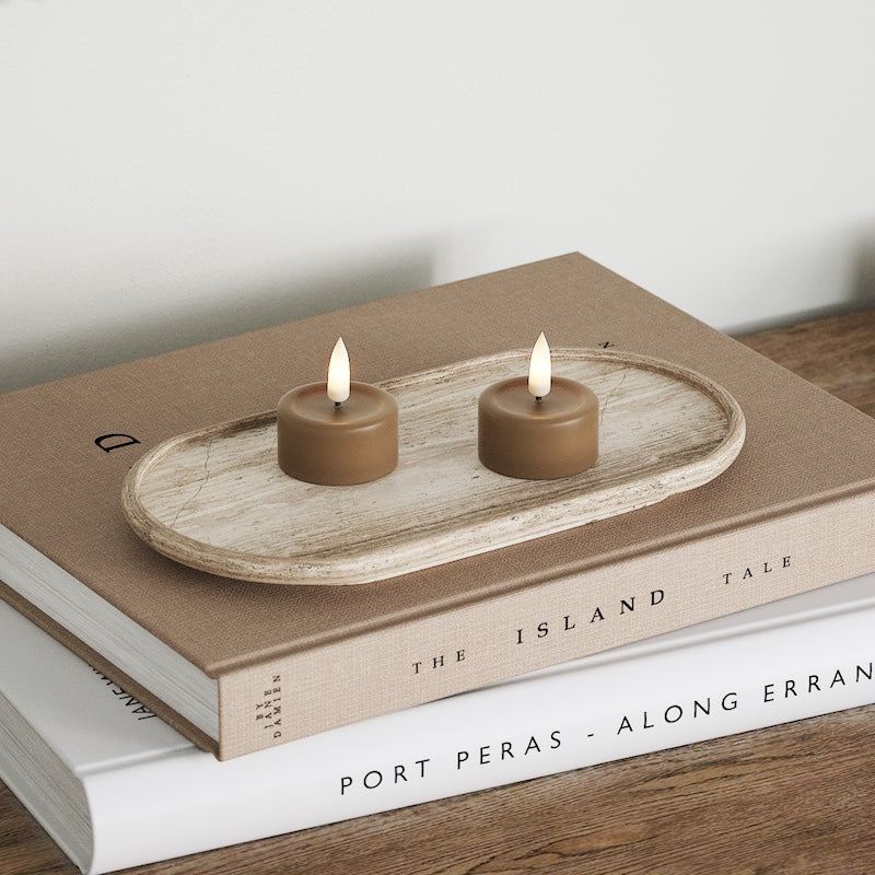 Deluxe Homeart LED tējas svece 2 gab. Karameles