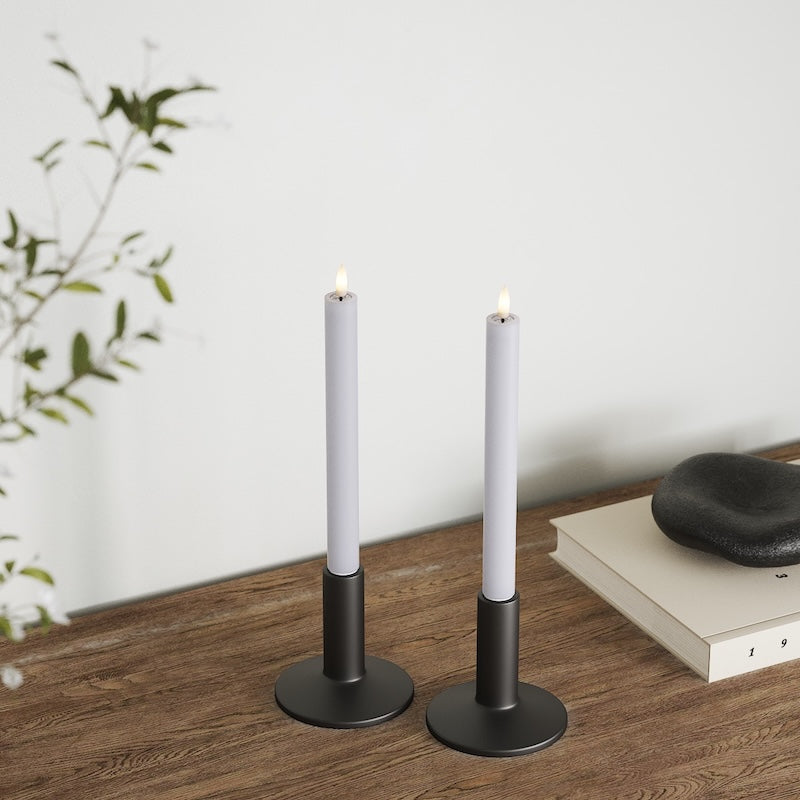 Deluxe Homeart LED φωτιστικό κορώνας 2 τμχ, Ø 2 x 24 cm Ξεθωριασμένο μπλε