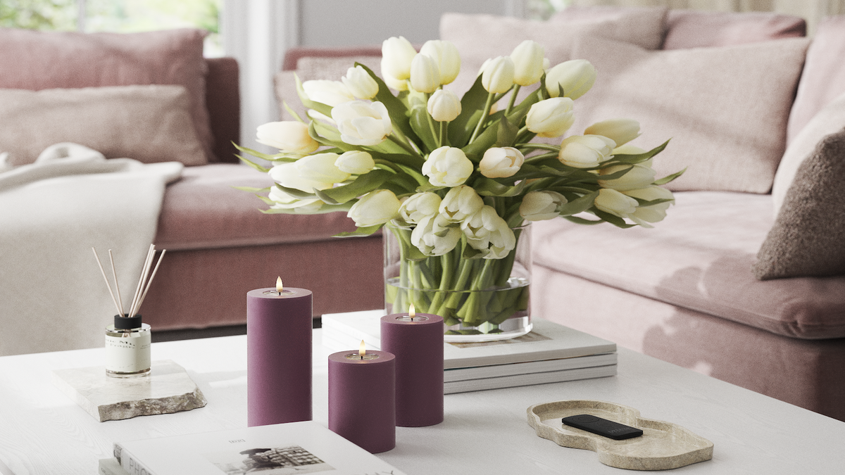 Naturlig tro LED Blokker lys med Wetlook ™ Design