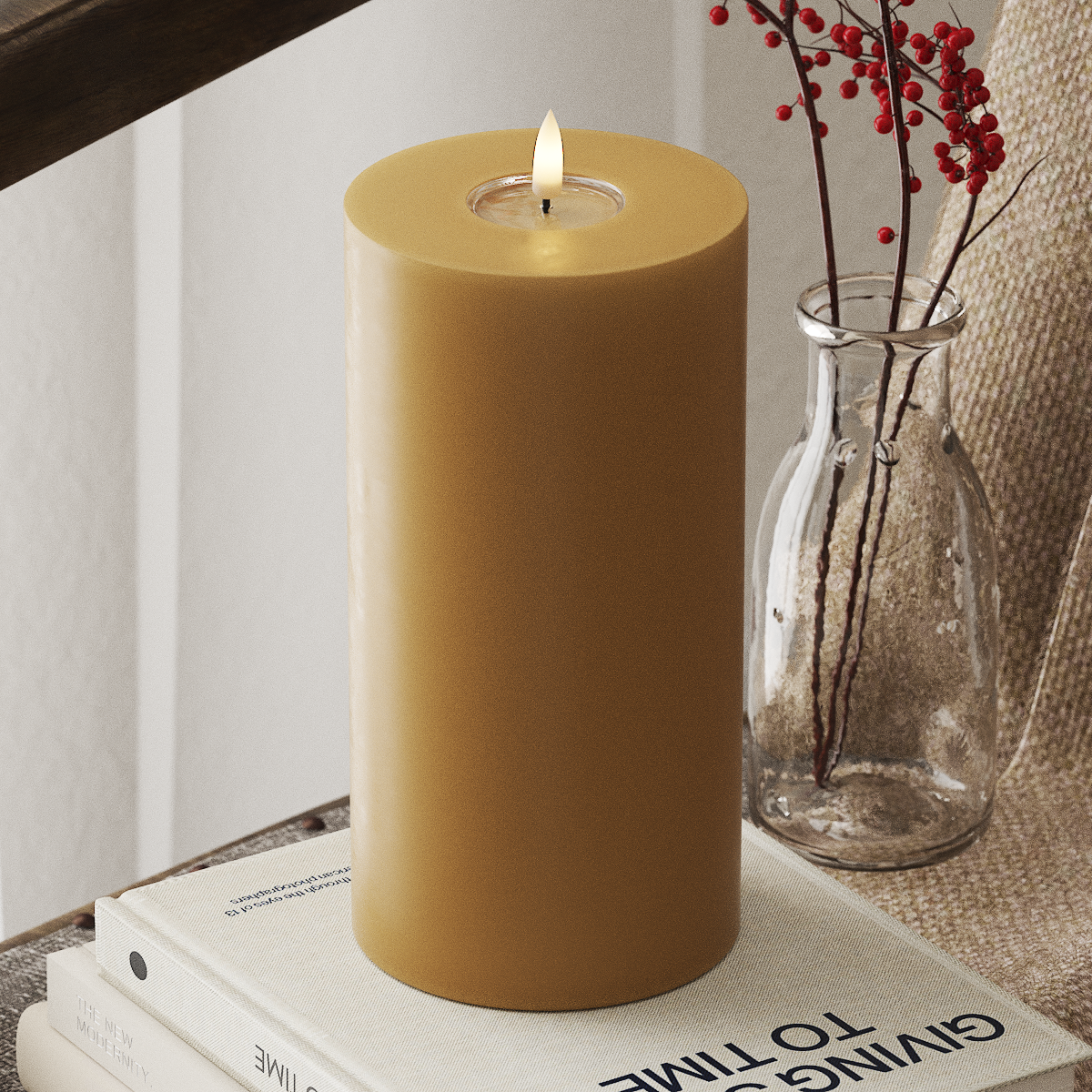 Deluxe Homeart LED bloku gaisma Ø 10 x 20 cm Kari LED bloka gaisma 4