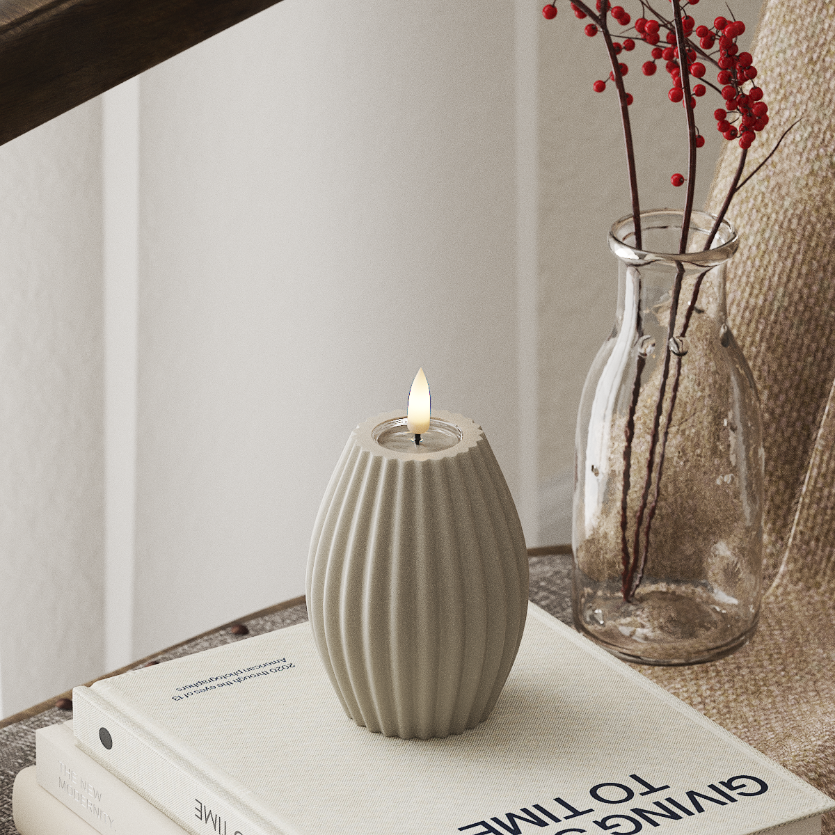 Deluxe Homeart Φωτισμός αυλακιού LED D 7,5 x Υ 10 cm Άμμος Φως αυλακιού LED 4