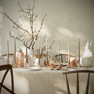 Deluxe Homeart LED Stearinlys pakke - Karamell - 8 stk 38 cm lys pakke 1