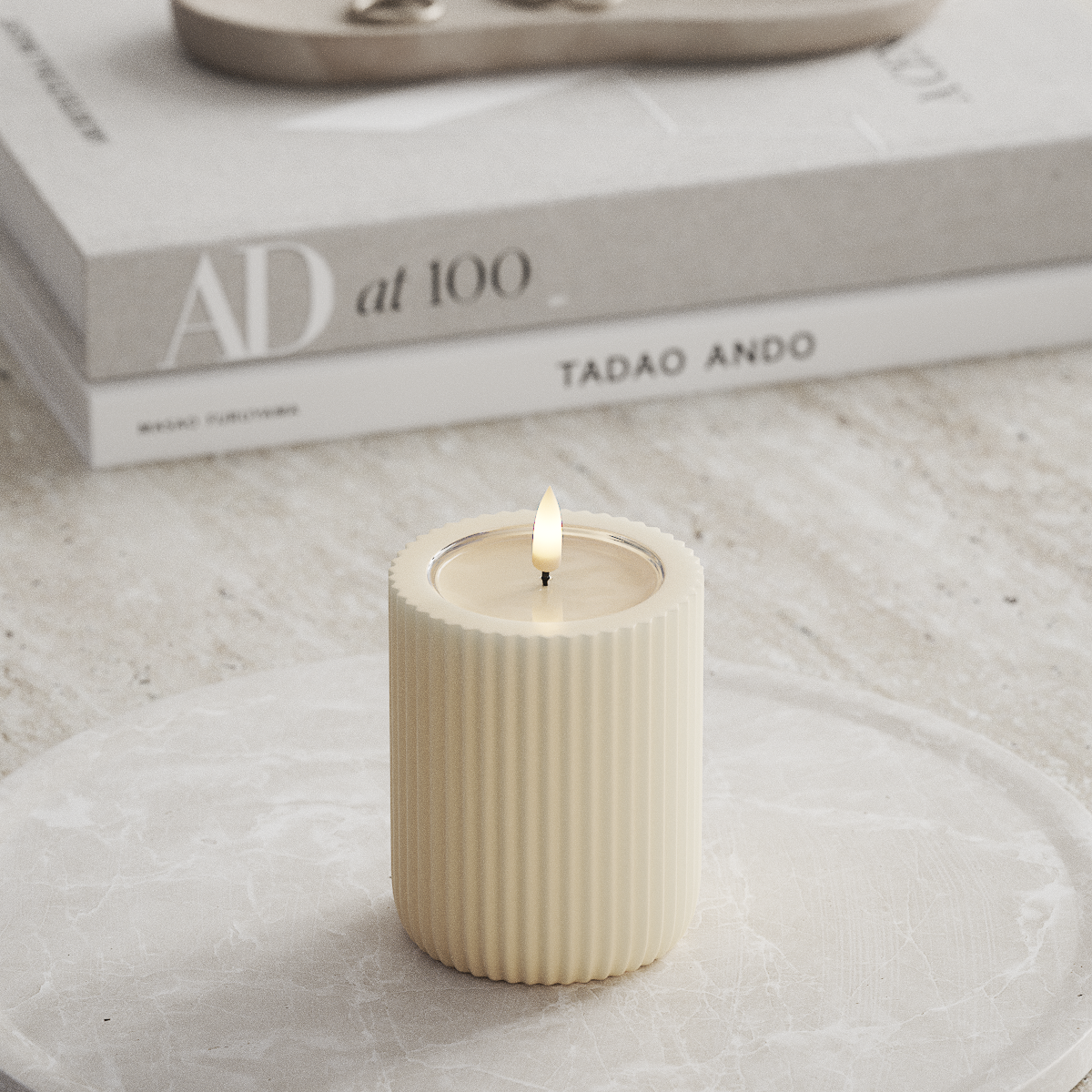 Deluxe Homeart Unique LED drážkové světlo D 8 x 10 cm Krémová unique drážkové světlo 1