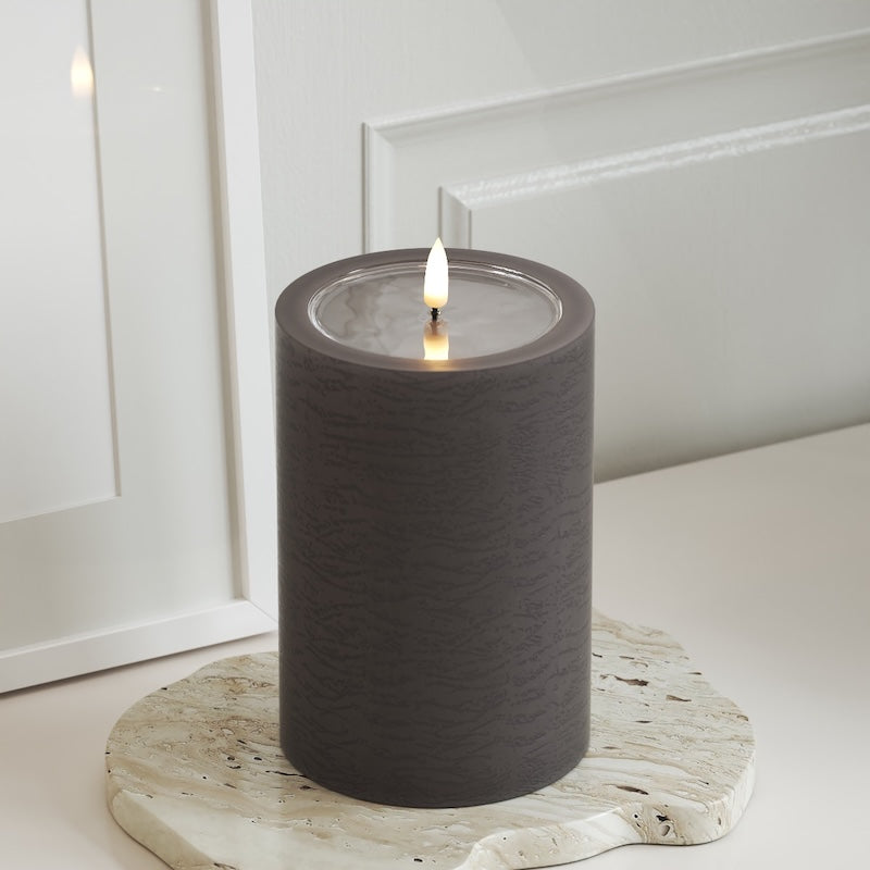 Unique Candles Unique LED bloku gaisma D 10 x 15 cm Moka